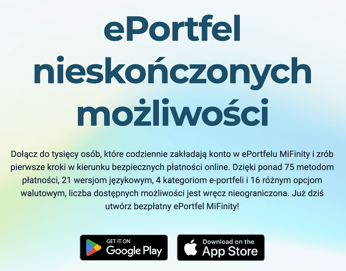 Aplikacja mobilna MiFinity