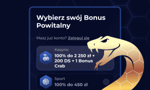 Wybierz bonus powitalny